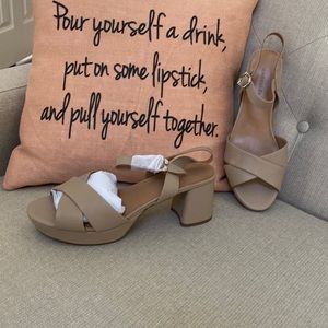 Aerosoles Cosmos Nude Leather Heel